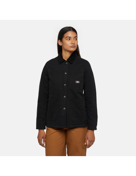 Dickies - DUCK CANVAS LINED CHORE COAT W BLACK