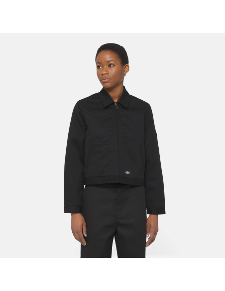 Dickies - LINED EISENHOWER CROP W REC BLACK