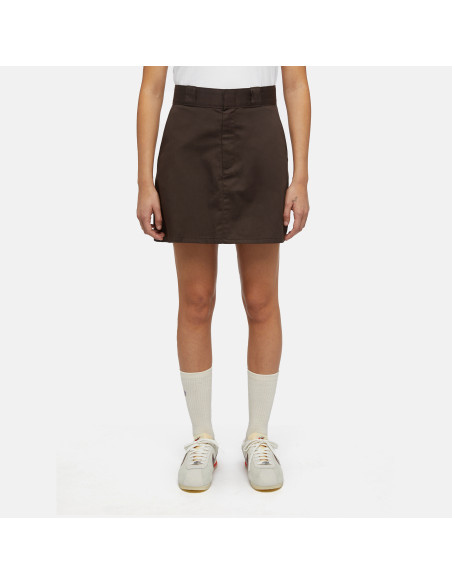 Dickies - MINI WORK SKIRT DARK BROWN