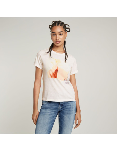 G-Star Raw - Abstract water color print r t wmn