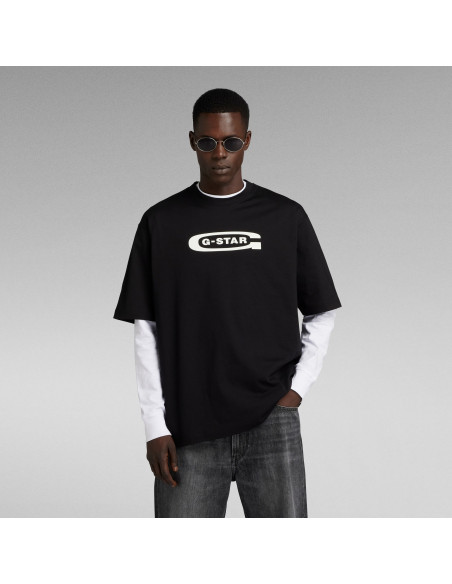 G-Star Raw - Old school logo boxy r t