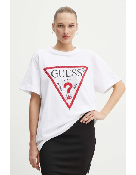 GUESS - SS CN SHINY TRIANGLE TEE