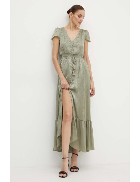 GUESS - SS DESTINY MAXI V NECK DRESS