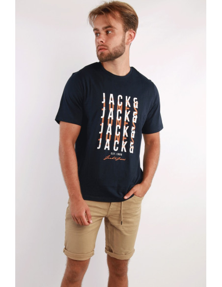 Jack & Jones - JJDELVIN TEE SS CREW NECK