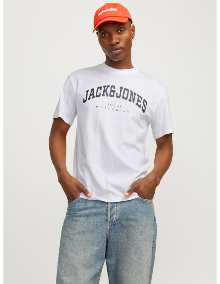 Jack & Jones - JJECALEB VARSITY TEE SS O-NECK NOOS