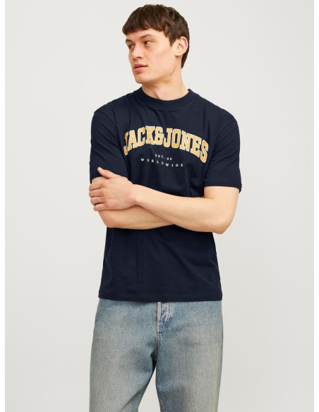 Jack & Jones - JJECALEB VARSITY TEE SS O-NECK NOOS