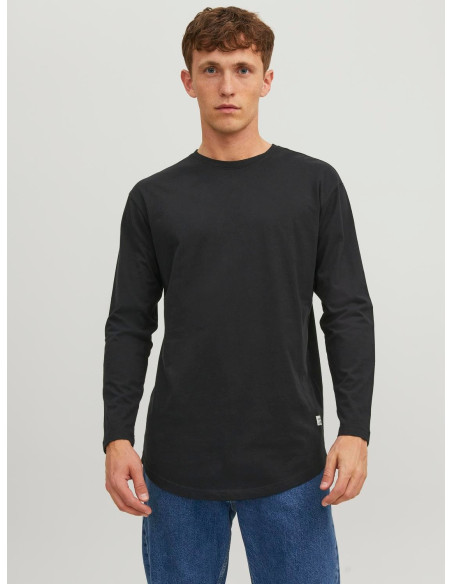 Jack & Jones - JJENOA TEE O-NECK LS NOOS