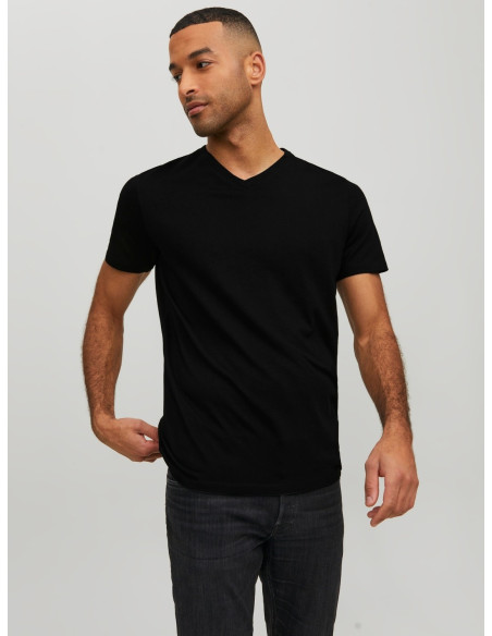 Jack & Jones - JJEORGANIC BASIC TEE SS V-NECK NOOS