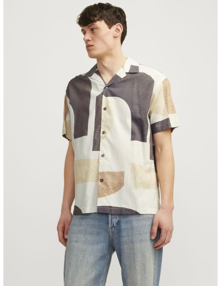 Jack & Jones - JPRBLACARNABY PRINT RESORT SHIRT S/S