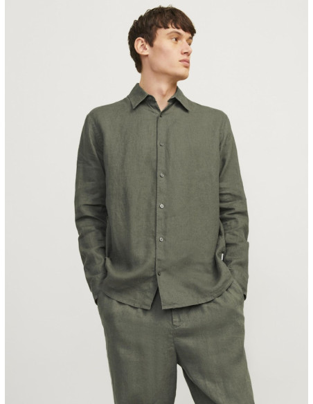 Jack & Jones - JPRCCLAWRENCE LINEN SHIRT L/S SN