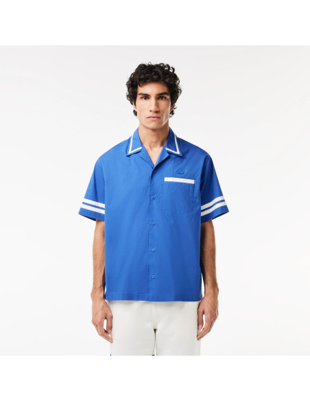 Lacoste - Lacoste Back Print Cotton Twill Shirt