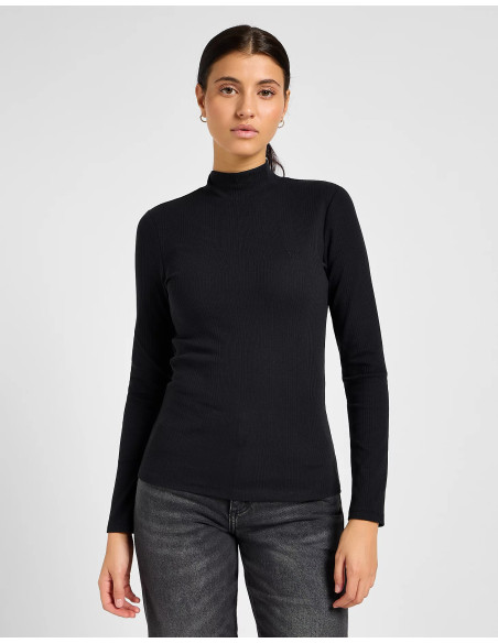 Lee - RIBBED LS HIGH NECK