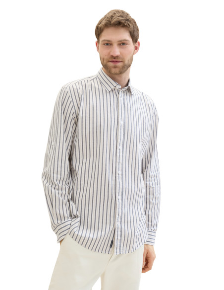 Tom Tailor - Structured Striped Shirt