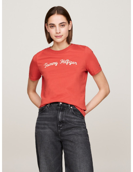 Tommy Hilfiger - REG SCRIPT C-NK SS