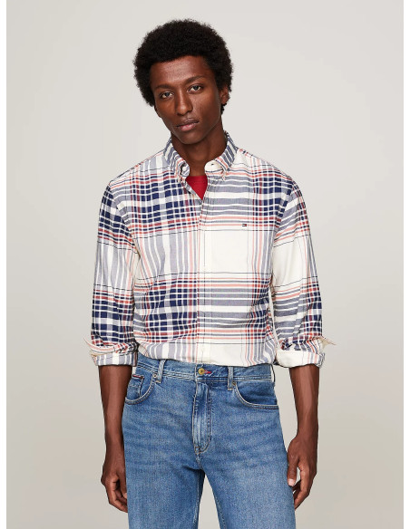 Tommy Hilfiger - XL OXFORD CHECK RF SHIRT