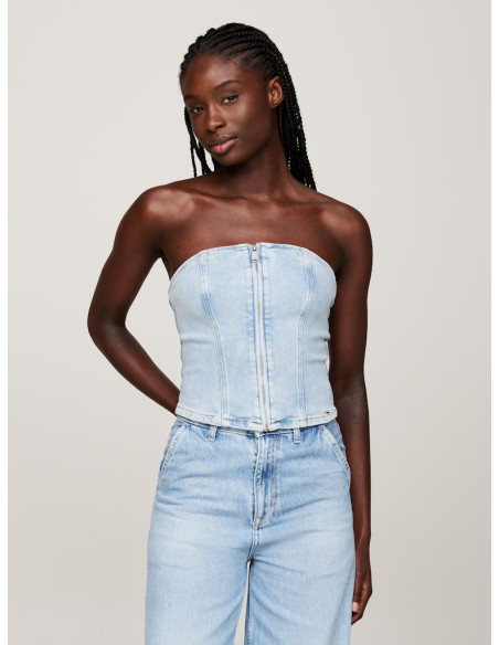 Tommy Jeans - BUSTIER TOP ZIP CH7213