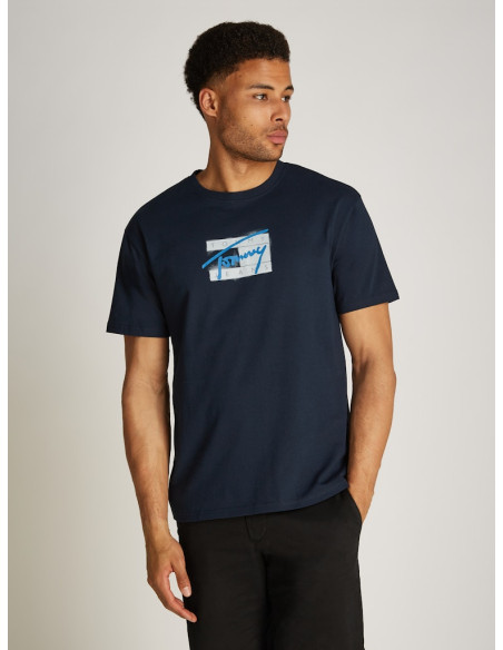 Tommy Jeans - TJM REG STREET SIG FLAG TEE EXT