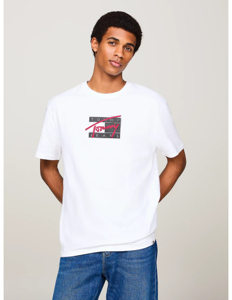 Tommy Jeans - TJM REG STREET SIG FLAG TEE EXT