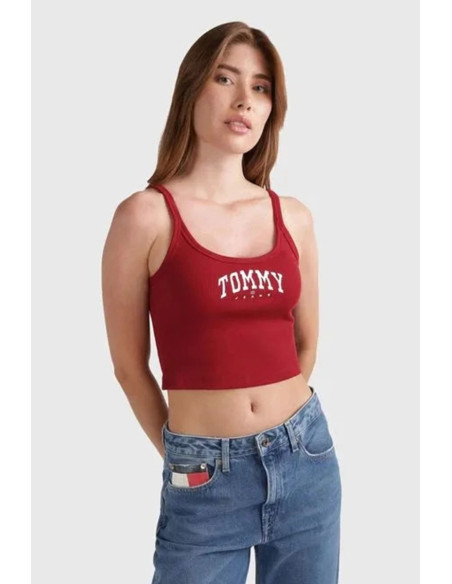 Tommy Jeans - TJW CRP VARSITY 1 TANK