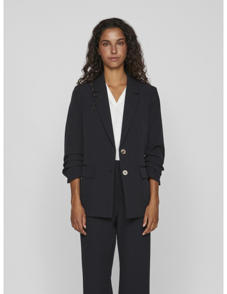 VILA - VIMARY 3/4 RUCHING BLAZER