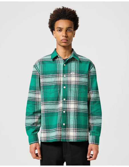 Wrangler - FRAYED PLAID SHIRT