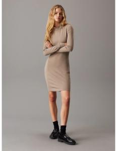 CALVIN KLEIN - LOGO ELASTIC MILANO DRESS