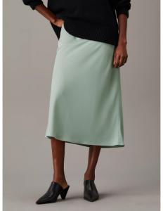 CALVIN KLEIN - RECYCLED CDC BIAS CUT MIDI SKIRT