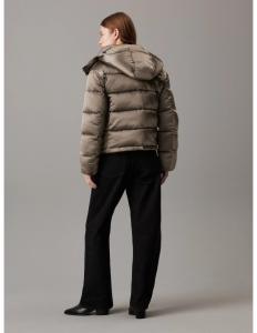 CALVIN KLEIN - SHINY MONOLOGO ND SHORT PUFFER