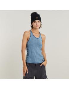 G-Star Raw - Gathered indigo slim tank top wmn