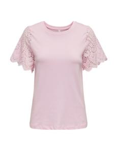 ONLY - ONLEBBA LIFE S/S LACE TOP JRS