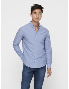 ONLY & SONS - ONSALVARO SLIM LS OXFORD SHIRT NOOS