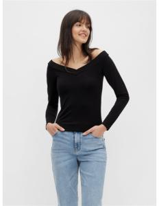 Pieces - PCMALIVA LS OFF SHOULDER V-NECK TOP NOOS