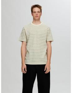 SELECTED HOMME - SLHSUNE STRIPE POCKET SS O-NECK TEE