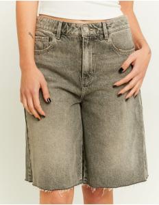 Tally Weijl - High Waist Wide Bermuda Shorts