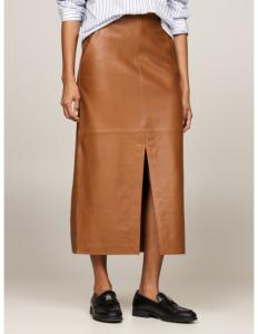 Tommy Hilfiger - LEATHER LONG SKIRT