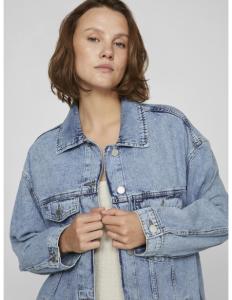 VILA - VICELESTIAL OVERSIZED DENIM JACKET MBD/R