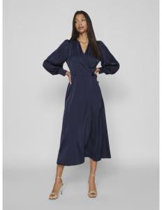 VILA - VIENNA RAVENNA L/S ANKLE WRAP DRESS-NOOS