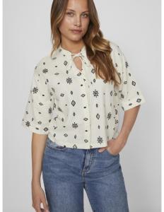 VILA - VILANIA LIV 2/4 CROPPED SHIRT