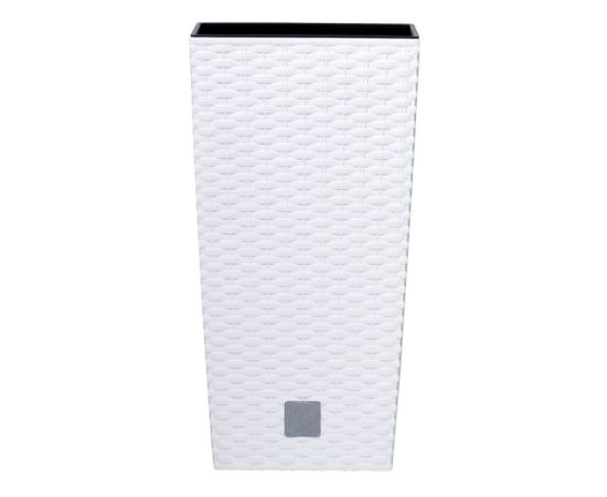 პლასტმასის ქოთანი ყვავილებისთვის Prosperplast RATO SQUARE DRTS S449 265 მმ თეთრი