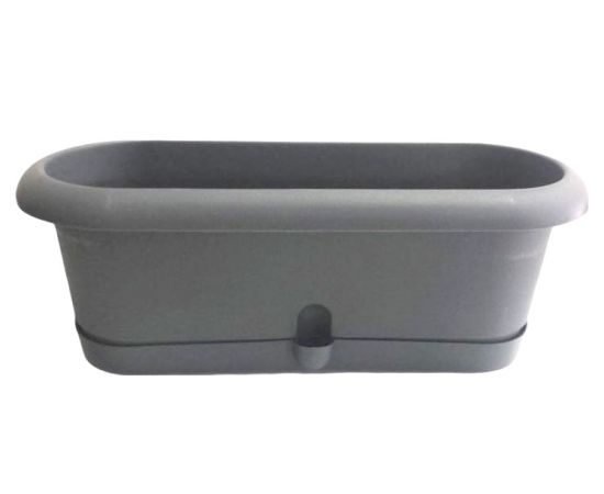 ქოთანი ყვავილის Form-Plastic Cactus box Lotos 40 anthracite