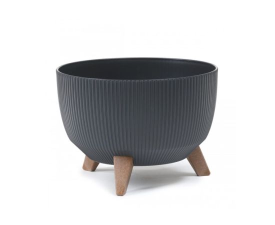 ქოთანი ყვავილის Lamela Bowl ROMA ECO recycled 400 jumper 21ლ