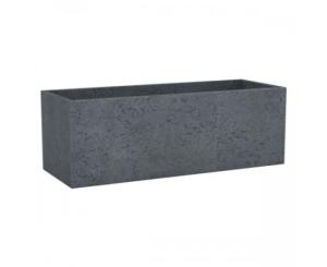 ქოთანი ეზოს Scheurich 240/80 C-CUBE LONG STONY BLACK