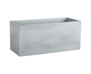 ქოთანი პლასტმასის Scheurich STONY C-CUBE LONG GREY 60/240