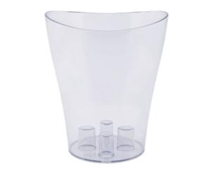 ქოთანი პლასტმასის ორქიდეის Aleana Nika 16x19 გამჭირვალე