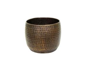 ქოთანი თითბერი Mega Collections Nerja Cylinder Brass D42H32