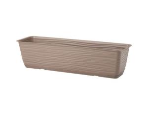 ქოთანი ყვავილის Form-Plastic Sahara box with saucer 60 taupe