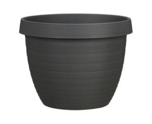 ქოთანი ყვავილის პლასტმასი Scheurich METALLIC GREY 48/270 COUNTRY STAR 48