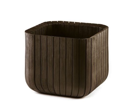 ყვავილის ქოთანი Keter CUBE PLANTER M ყავისფერი 21.5 ლ