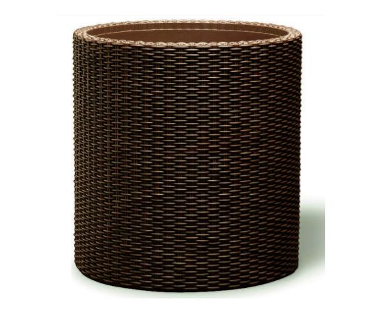 ყვავილის ქოთანი Keter Cylinder Planter Medium Brown 36x36x37.3 სმ