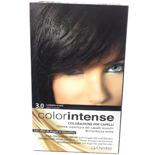 პიეგა ვივა - თმის საღებავი არგანის ზეთით და კერატინით 3.0 მუქი ყავისფერი